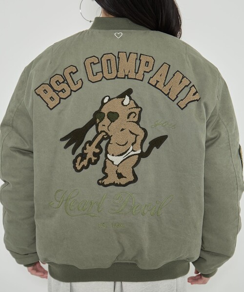 ※やっぴー※ BASICKS x F.M.C.D / MA1 ジャケット セール】【BASICKS/ベーシックス】x F.M.C.D / Varsity Cotton Bomber