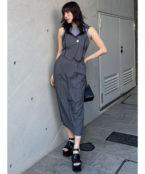 MURUA（ムルーア）の「プラットフォームカットワークサンダル