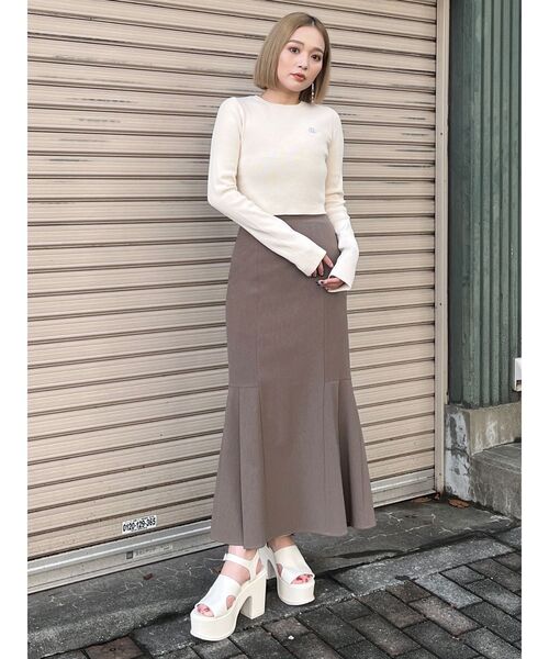 MURUA（ムルーア）の「プラットフォームカットワークサンダル（サンダル・レディース・ブラック/アイボリー・24.5/23.5/22.5）」の14枚目の写真