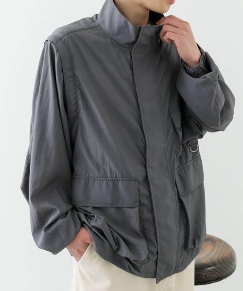 セール】『セットアップ対応』スーパーライトナイロン2wayブルゾン
