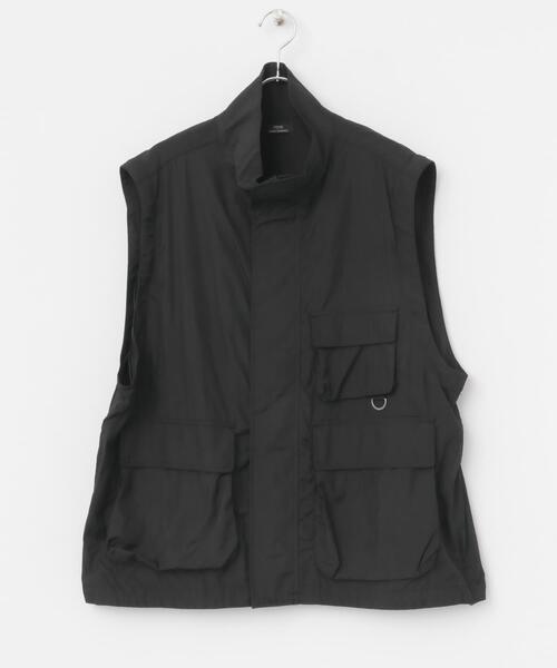 ITEMS URBANRESEARCH(アイテムズ アーバンリサーチ)の「『セットアップ対応』スーパーライトナイロン2wayブルゾン(ブルゾン・メンズ・ブラック/チャコールグレー・MEDIUM/LARGE)」の17枚目の写真