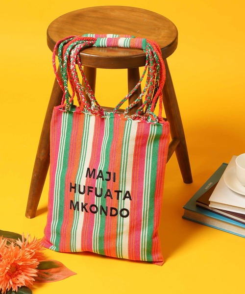 BAYFLOW（ベイフロー）の「【ASANTE SANA】ハンモックバッグ（トートバッグ・レディース・ピンク/パープル/イエロー・0）」の3枚目の写真