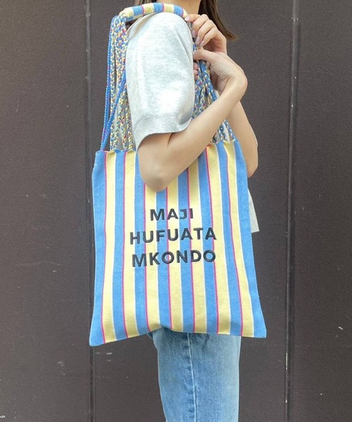 BAYFLOW（ベイフロー）の「【ASANTE SANA】ハンモックバッグ（トートバッグ・レディース・ピンク/パープル/イエロー・0）」の20枚目の写真