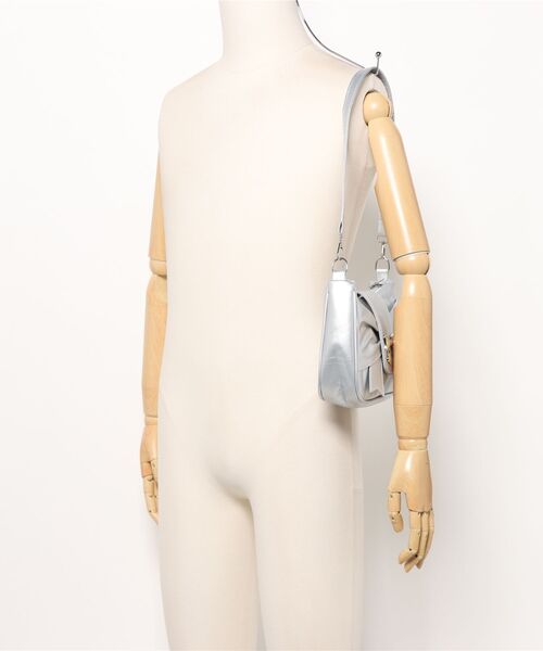 UP START(アップスタート)の「【LAMPOON】リボンバッグ(ショルダーバッグ・レディース・シルバー/ホワイト/ブラック・FREE)」の15枚目の写真