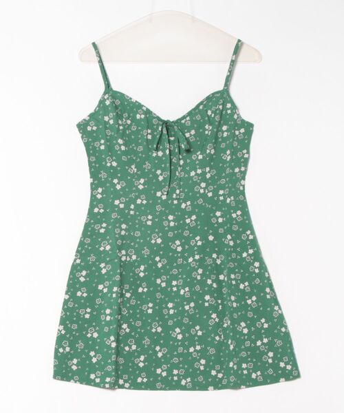 BILLABONG(ビラボン)の「BILLABONG レディース 【WAVE HAZE】 SLAND LOVE DRS ワンピース 【2025年春夏モデル】/ビラボン総柄ワンピース(ワンピース・レディース・グリーン系その他・SMALL)」の1枚目の写真