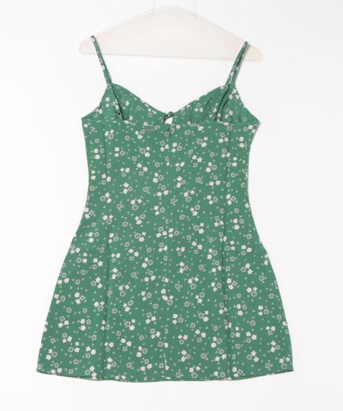 BILLABONG(ビラボン)の「BILLABONG レディース 【WAVE HAZE】 SLAND LOVE DRS ワンピース 【2025年春夏モデル】/ビラボン総柄ワンピース(ワンピース・レディース・グリーン系その他・SMALL)」の2枚目の写真