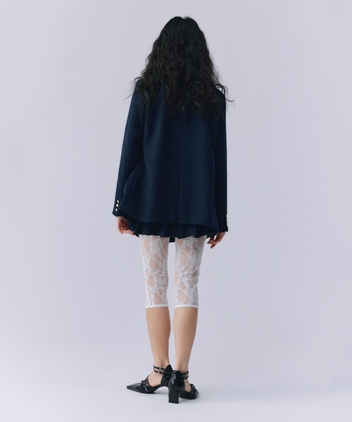 EIMY ISTOIRE（エイミーイストワール）の「ツイードテーラードジャケット（テーラードジャケット・レディース・キャメル/ネイビー/イエロー・F）」の21枚目の写真