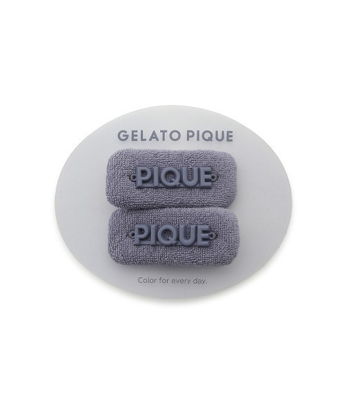 gelato pique(ジェラートピケ)の「カラバリパイルヘアクリップ(バレッタ/ヘアクリップ・レディース・ブルー/グリーン/ピンク/イエロー/ネイビー・FREE)」の3枚目の写真