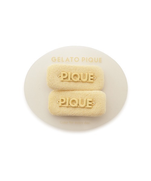 gelato pique(ジェラートピケ)の「カラバリパイルヘアクリップ(バレッタ/ヘアクリップ・レディース・ブルー/グリーン/ピンク/イエロー/ネイビー・FREE)」の4枚目の写真