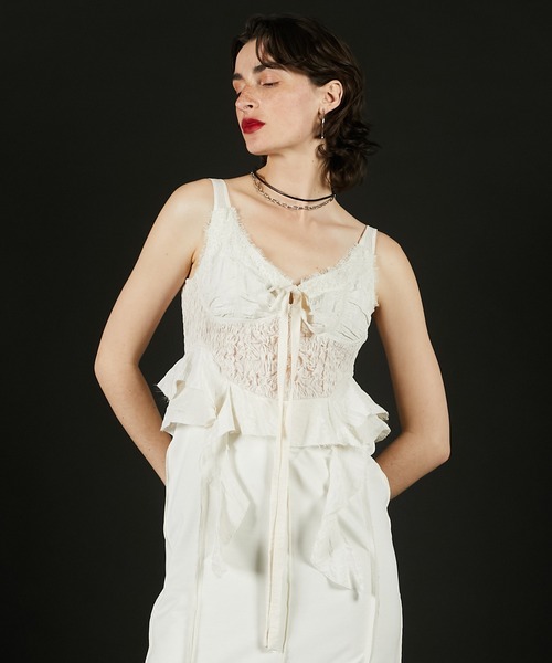 シャーリングビスチェワンピース / Shirring Bustier Dress 