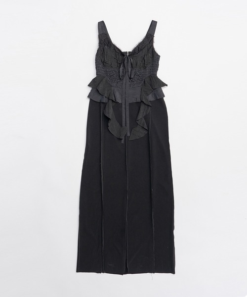 シャーリングビスチェワンピース / Shirring Bustier Dress