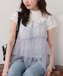 ROOPTOKYO（ループトウキョウ）の「Sheer Gather Bustier / シアー素材 ギャザービスチェ（その他トップス）」