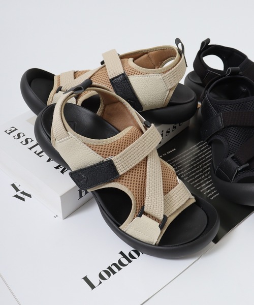 RegettaCanoe CJFD5370 メッシュスポーツサンダル（サンダル