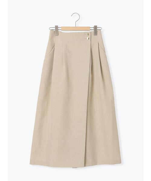 Te chichi TERRASSE（テチチテラス）の「麻調ボタンスカーチョ（その他パンツ・レディース・ブラック/ブルー/ベージュ・F）」の16枚目の写真