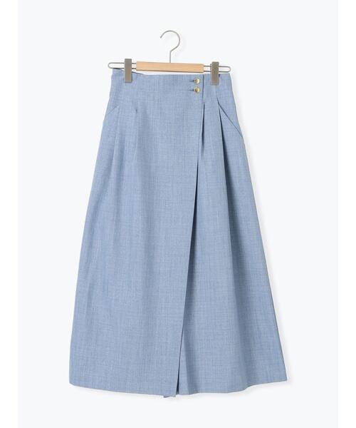 Te chichi TERRASSE（テチチテラス）の「麻調ボタンスカーチョ（その他パンツ・レディース・ブラック/ブルー/ベージュ・F）」の17枚目の写真