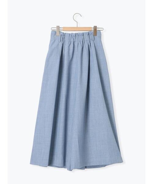 Te chichi TERRASSE（テチチテラス）の「麻調ボタンスカーチョ（その他パンツ・レディース・ブラック/ブルー/ベージュ・F）」の18枚目の写真