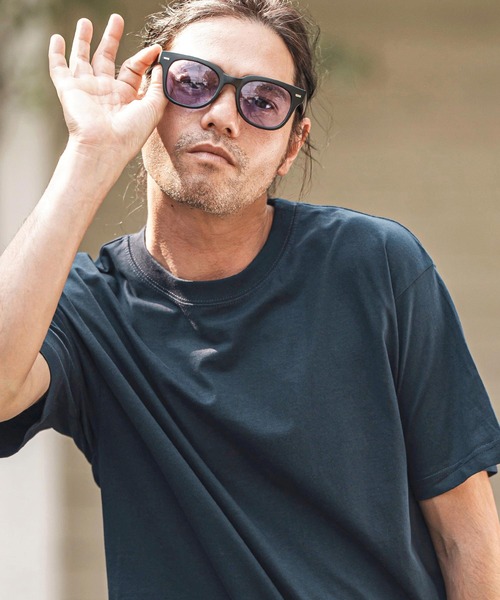 CAMBIO（カンビオ）の「mt9754- ライトオンスベーシックTシャツ（Tシャツ/カットソー・メンズ・ホワイト/ブラック/ネイビー/ヘザーグレー/チャコール・S/M/L/XL）」の21枚目の写真
