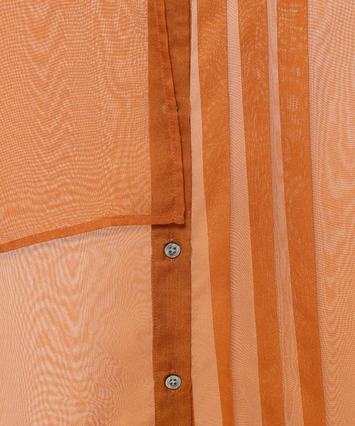 HARE(ハレ)の「シアープリーツシャツ(HARE)(シャツ/ブラウス・レディース・パープル/ホワイト/ブラック/ブルー/オレンジ・FREE)」の14枚目の写真