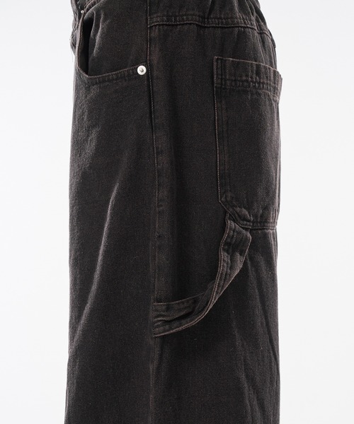 kutir（クティール）の「VINTAGE LIKE OVER DYE PAINTER BAGGY DENIM／ヴィンテージライクオーバーダイペインターバギーデニム（デニムパンツ・メンズ・ブラック/カーキ/グレー/インディゴブルー・MEDIUM/LARGE/SMALL）」の14枚目の写真