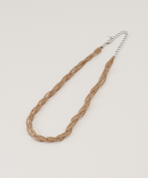 JOURNAL STANDARD relume（ジャーナルスタンダード　レリューム）の「RELUME 2レンガラスネックレス（ネックレス・レディース・その他/レッド/ブラック/ブラウン・FREE）」の14枚目の写真