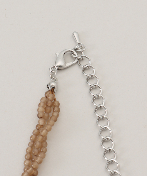 JOURNAL STANDARD relume（ジャーナルスタンダード　レリューム）の「RELUME 2レンガラスネックレス（ネックレス・レディース・その他/レッド/ブラック/ブラウン・FREE）」の5枚目の写真