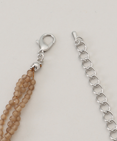 JOURNAL STANDARD relume（ジャーナルスタンダード　レリューム）の「RELUME 2レンガラスネックレス（ネックレス・レディース・その他/レッド/ブラック/ブラウン・FREE）」の6枚目の写真