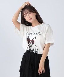 DOGプリントTシャツ