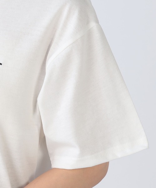INTERPLANET（インタープラネット）の「DOGプリントTシャツ（Tシャツ/カットソー・レディース・オフホワイト/チャコールグレー/パープル・MEDIUM/LARGE）」の11枚目の写真