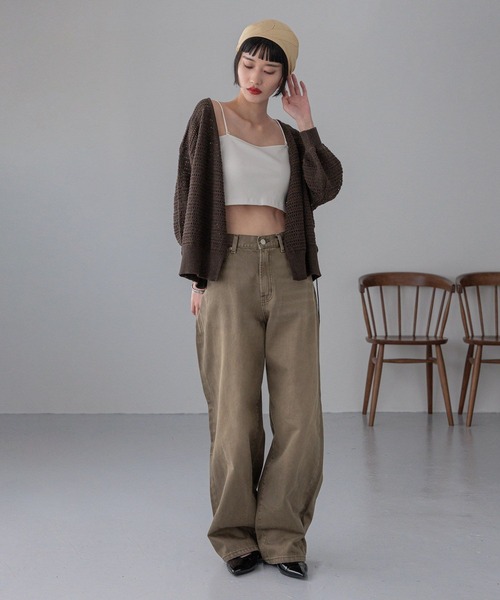 LOWRYS FARM(ローリーズファーム)の「カラーデニムパンツ 452481(デニムパンツ・レディース・ベージュ/ブラウン/キャメル/ブラウン系その他・SMALL/MEDIUM/LARGE)」の15枚目の写真