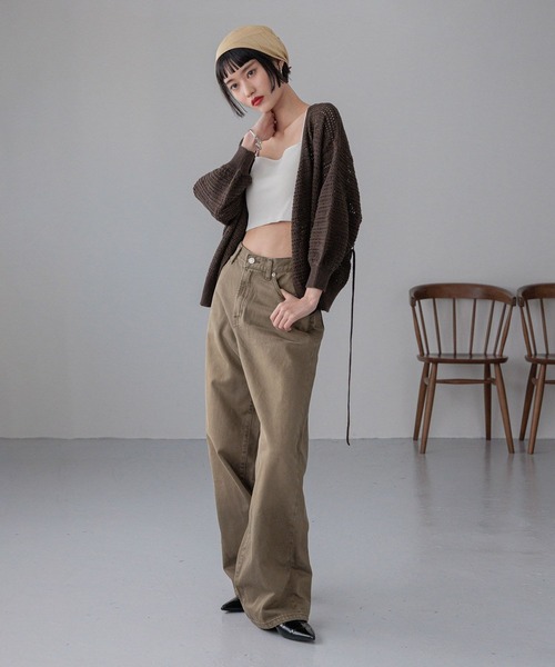 LOWRYS FARM(ローリーズファーム)の「カラーデニムパンツ 452481(デニムパンツ・レディース・ベージュ/ブラウン/キャメル/ブラウン系その他・SMALL/MEDIUM/LARGE)」の16枚目の写真