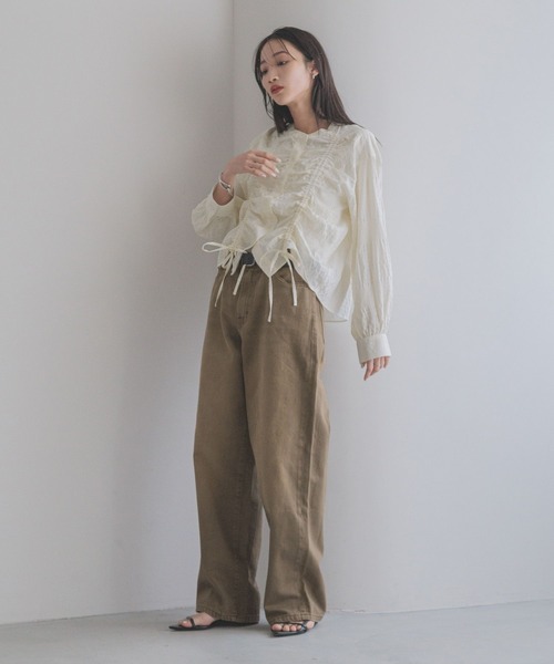 LOWRYS FARM(ローリーズファーム)の「カラーデニムパンツ 452481(デニムパンツ・レディース・ベージュ/ブラウン/キャメル/ブラウン系その他・SMALL/MEDIUM/LARGE)」の20枚目の写真