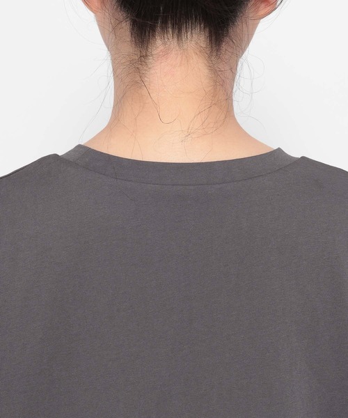 mysty woman（ミスティウーマン）の「ダブルロゴプリントTシャツ　491006（Tシャツ/カットソー・レディース・ブラック/オフホワイト/グレー・FREE）」の15枚目の写真