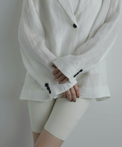 セール】Rib Biker Pants（デニムパンツ）｜anuke（アンヌーク）の