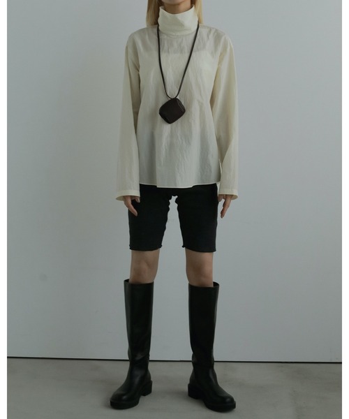 セール】Rib Biker Pants（デニムパンツ）｜anuke（アンヌーク）の