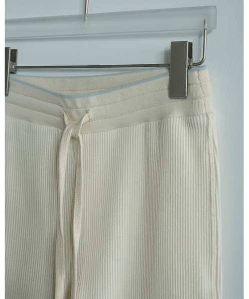 セール】Rib Biker Pants（デニムパンツ）｜anuke（アンヌーク）の