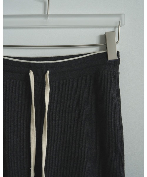 セール】Rib Biker Pants（デニムパンツ）｜anuke（アンヌーク）の