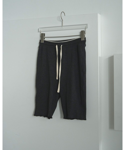 セール】Rib Biker Pants（デニムパンツ）｜anuke（アンヌーク）の