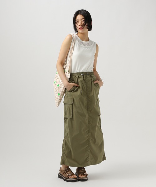 BAYFLOW（ベイフロー）の「フラワークロシェ巾着トート（トートバッグ・レディース・ピンク/ライトグリーン・FREE）」の16枚目の写真