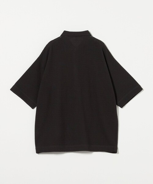 BEAUTY&YOUTH UNITED ARROWS(ビューティーアンドユースユナイテッドアローズ)の「パナマ ショートスリーブ ニットシャツ(カーディガン/ボレロ・メンズ・ダークグレー/ナチュラル・XL/M/S/L)」の13枚目の写真