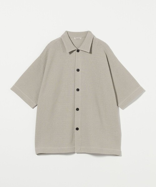 BEAUTY&YOUTH UNITED ARROWS(ビューティーアンドユースユナイテッドアローズ)の「パナマ ショートスリーブ ニットシャツ(カーディガン/ボレロ・メンズ・ダークグレー/ナチュラル・XL/M/S/L)」の17枚目の写真