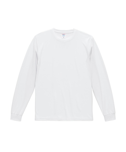 United Athle(ユナイテッドアスレ)の「United Athle/4.4オンス ドライスムース リサイクルポリエステル ロングスリーブ Tシャツ(Tシャツ/カットソー・メンズ・アッシュグレー/ブルーパープル/グレイッシュブルー/スミクロ/ライトグリーン/ネイビー/ブラック/ダークグリーン/ホワイト・MEDIUM/LARGE/X-LARGE/SMALL)」の1枚目の写真