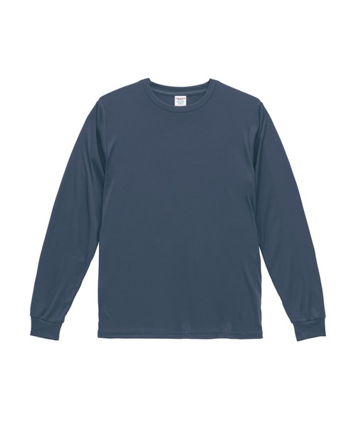 United Athle(ユナイテッドアスレ)の「United Athle/4.4オンス ドライスムース リサイクルポリエステル ロングスリーブ Tシャツ(Tシャツ/カットソー・メンズ・アッシュグレー/ブルーパープル/グレイッシュブルー/スミクロ/ライトグリーン/ネイビー/ブラック/ダークグリーン/ホワイト・MEDIUM/LARGE/X-LARGE/SMALL)」の8枚目の写真