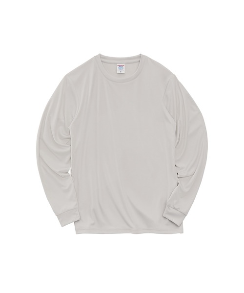 United Athle(ユナイテッドアスレ)の「United Athle/4.4オンス ドライスムース リサイクルポリエステル ロングスリーブ Tシャツ(Tシャツ/カットソー・メンズ・アッシュグレー/ブルーパープル/グレイッシュブルー/スミクロ/ライトグリーン/ネイビー/ブラック/ダークグリーン/ホワイト・MEDIUM/LARGE/X-LARGE/SMALL)」の4枚目の写真