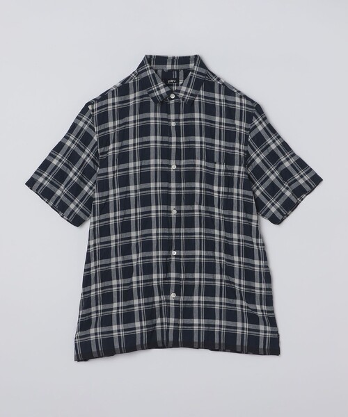 SHIPS(シップス)の「SHIPS: インディア レギュラーカラー ショートスリーブ シャツ(シャツ/ブラウス・メンズ・コバルトブルー/ホワイト系/ブラウン系・SMALL/MEDIUM/LARGE/X-LARGE)」の11枚目の写真