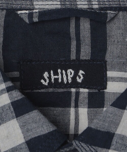 SHIPS(シップス)の「SHIPS: インディア レギュラーカラー ショートスリーブ シャツ(シャツ/ブラウス・メンズ・コバルトブルー/ホワイト系/ブラウン系・SMALL/MEDIUM/LARGE/X-LARGE)」の8枚目の写真