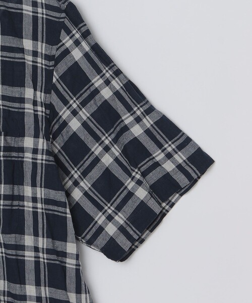 SHIPS(シップス)の「SHIPS: インディア レギュラーカラー ショートスリーブ シャツ(シャツ/ブラウス・メンズ・コバルトブルー/ホワイト系/ブラウン系・SMALL/MEDIUM/LARGE/X-LARGE)」の7枚目の写真