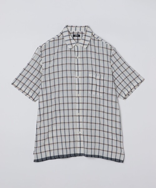 SHIPS(シップス)の「SHIPS: インディア レギュラーカラー ショートスリーブ シャツ(シャツ/ブラウス・メンズ・コバルトブルー/ホワイト系/ブラウン系・SMALL/MEDIUM/LARGE/X-LARGE)」の4枚目の写真