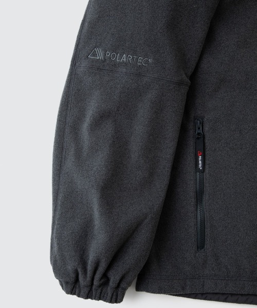 WILD THINGS(ワイルドシングス)の「ポーラテック ストームジャケット│POLARTEC STORM JACKET(ミリタリージャケット・メンズ・ダークグリーン/ヘザーグレー/ブラック・L/M/S/XL)」の7枚目の写真