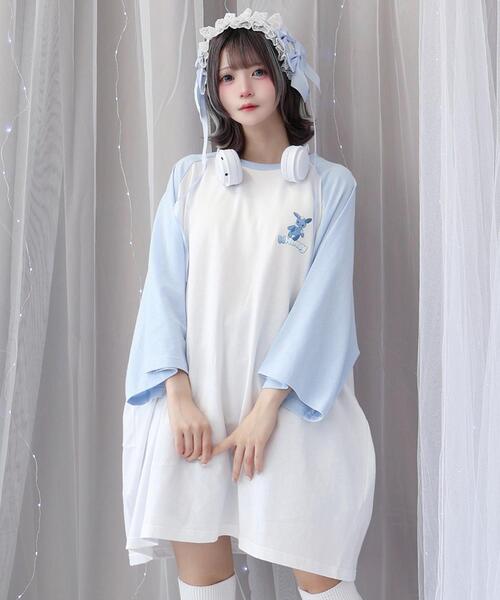 セール】Whinny/闇うさぎを心臓に灯すティー（Tシャツ