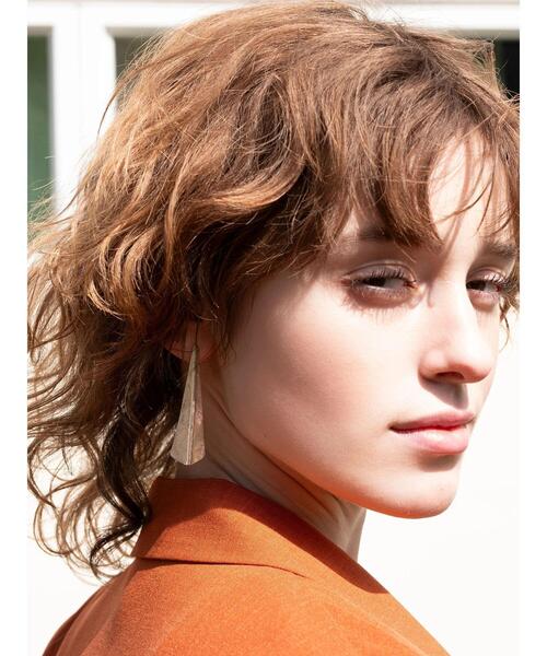 Lugnoncure(ルノンキュール)の「シルバーロングピアス《2025summer catalog item》(ピアス(両耳用)・レディース・シルバー・F)」の4枚目の写真